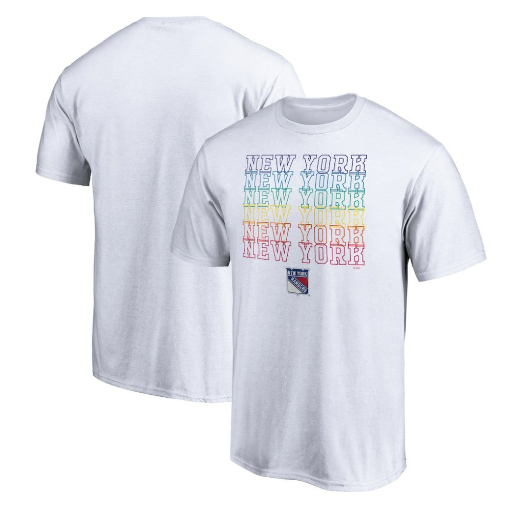 New York Rangers City Pride T-Shirt White