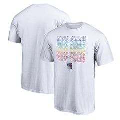 New York Rangers City Pride T-Shirt White