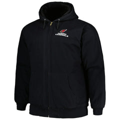 Arizona Cardinals Dunbrooke Big & Tall Dakota Canvas Hoodie Full-Zip Jacket - Black outlet
