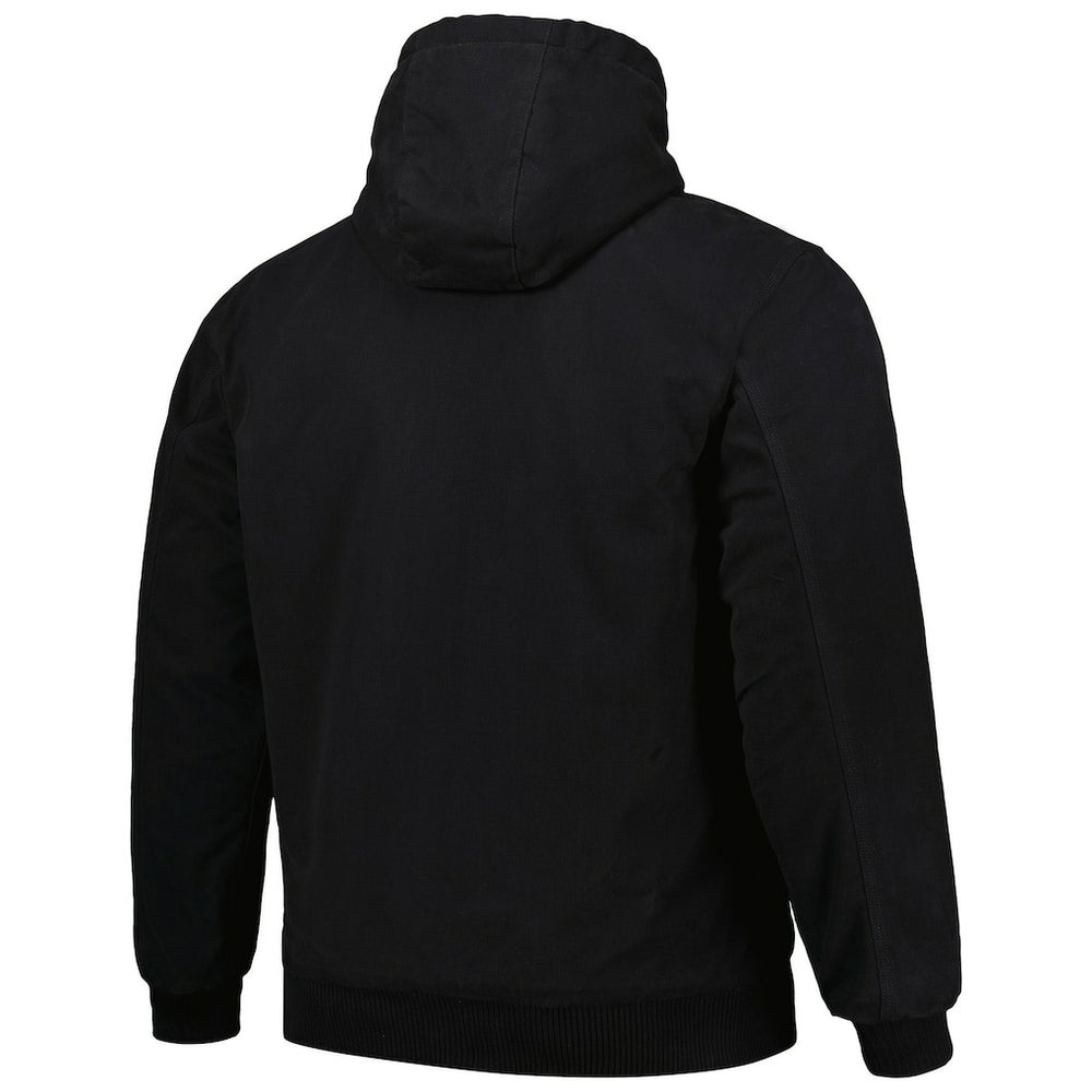Arizona Cardinals Dunbrooke Big & Tall Dakota Canvas Hoodie Full-Zip Jacket - Black outlet