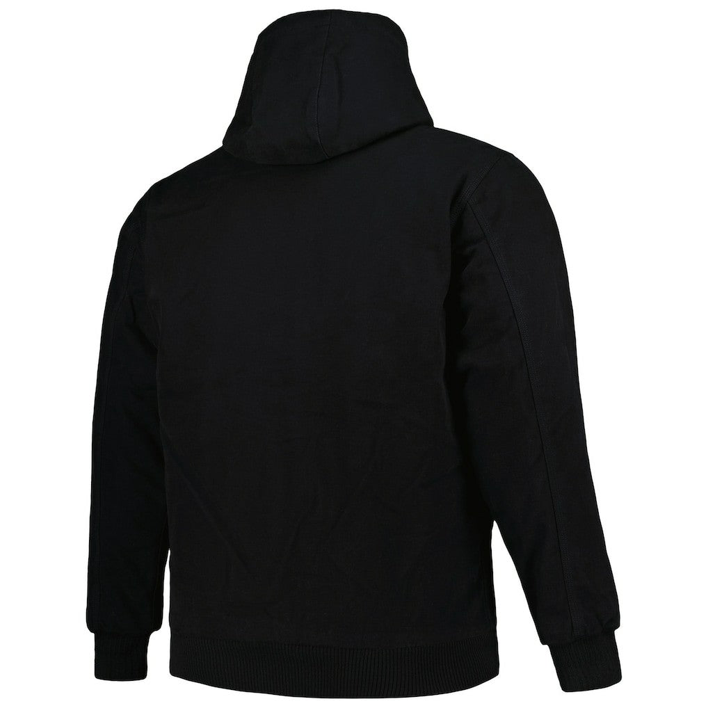 Atlanta Falcons Dunbrooke Big & Tall Dakota Canvas Hoodie Full-Zip Jacket - Black outlet