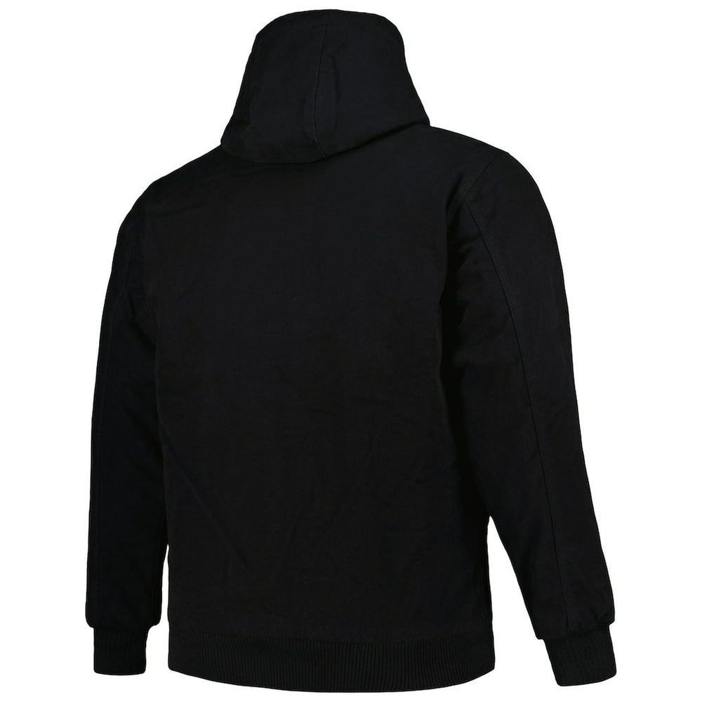 Atlanta Falcons Dunbrooke Big & Tall Dakota Canvas Hoodie Full-Zip Jacket - Black outlet