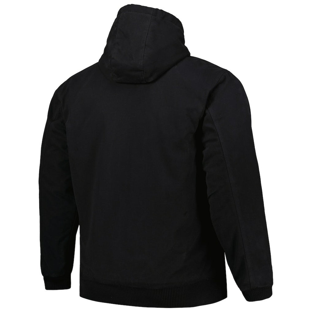 Las Vegas Raiders Dunbrooke Big & Tall Dakota Canvas Hoodie Full-Zip Jacket - Black discount
