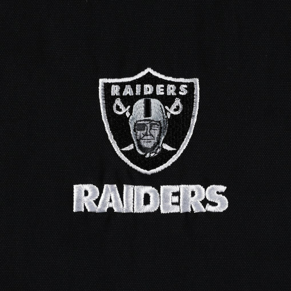 Las Vegas Raiders Dunbrooke Big & Tall Dakota Canvas Hoodie Full-Zip Jacket - Black discount