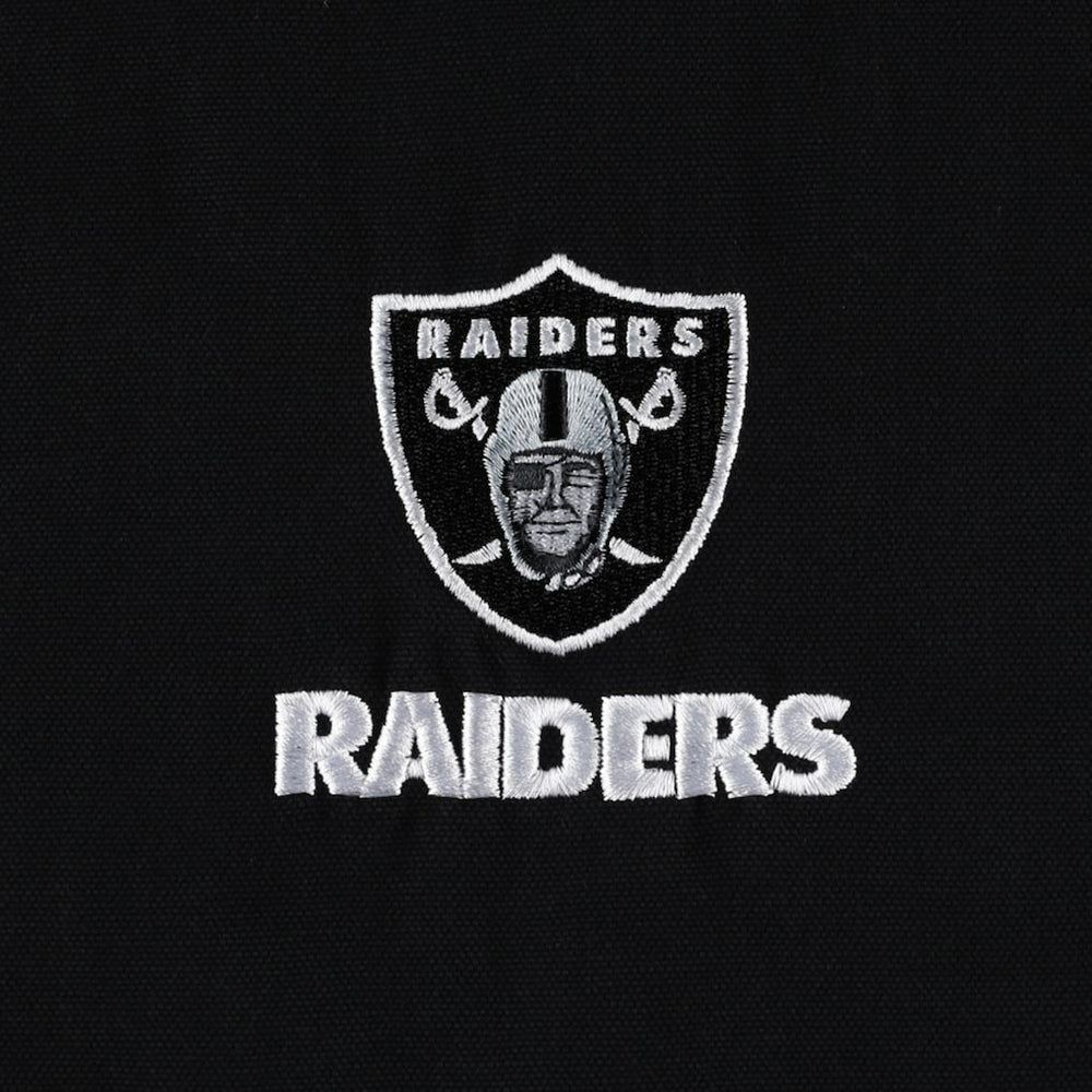 Las Vegas Raiders Dunbrooke Big & Tall Dakota Canvas Hoodie Full-Zip Jacket - Black discount