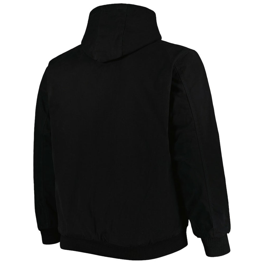 Minnesota Vikings Dunbrooke Big & Tall Dakota Canvas Hoodie Full-Zip Jacket - Black for sale