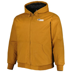 Detroit Lions Dunbrooke Big & Tall Dakota Canvas Hoodie Full-Zip Jacket - Tan discount