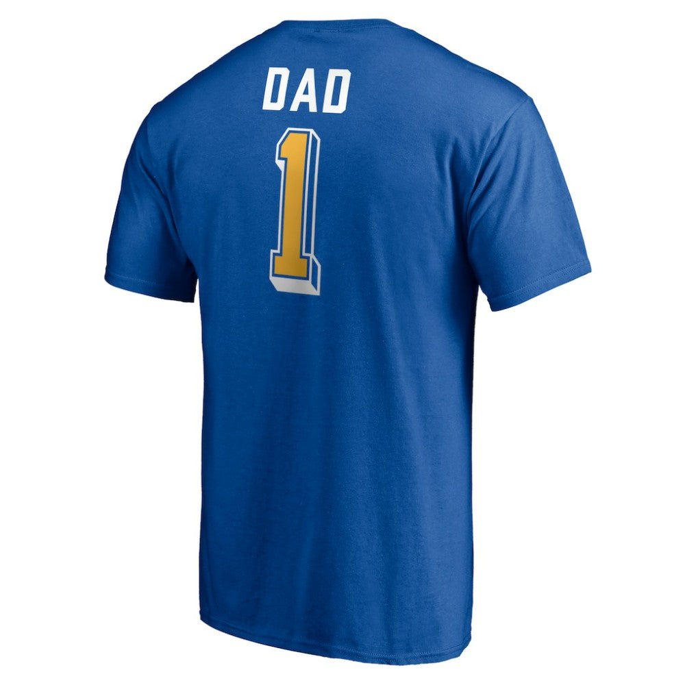 Buffalo Sabres Number One Dad Logo T-Shirt Royal