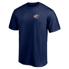 Columbus Blue Jackets Number One Dad Logo T-Shirt Navy