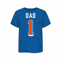 New York Islanders Number One Dad Logo T-Shirt Royal
