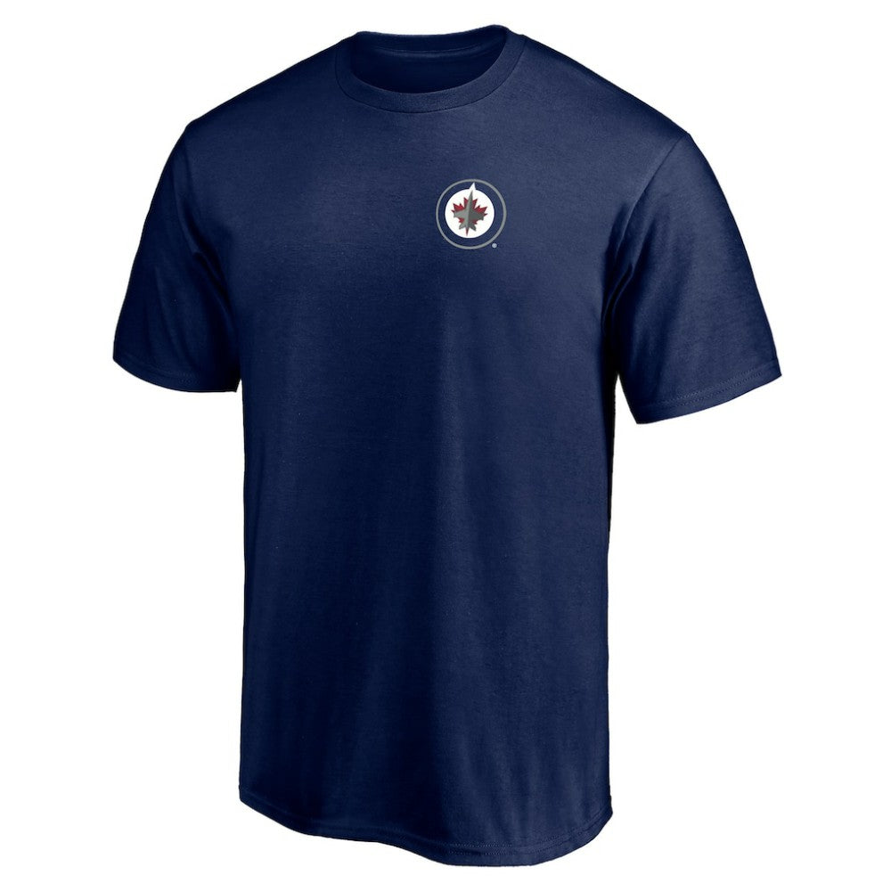 Winnipeg Jets Number One Dad Logo T-Shirt Navy