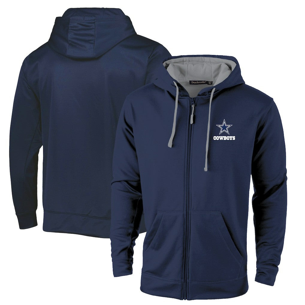 Dallas Cowboys Dunbrooke Apprentice Full-Zip Hoodie - Navy/Gray online