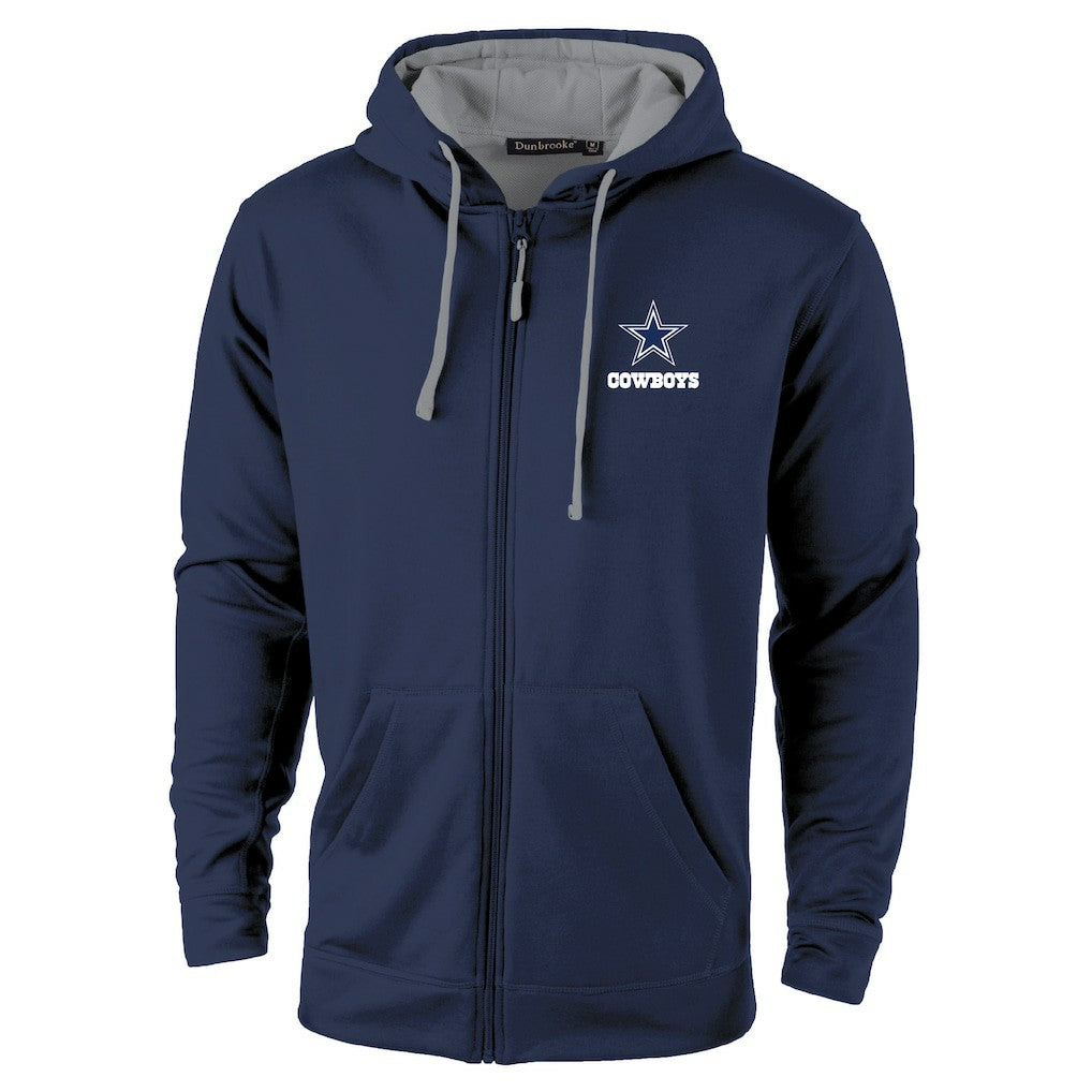 Dallas Cowboys Dunbrooke Apprentice Full-Zip Hoodie - Navy/Gray online