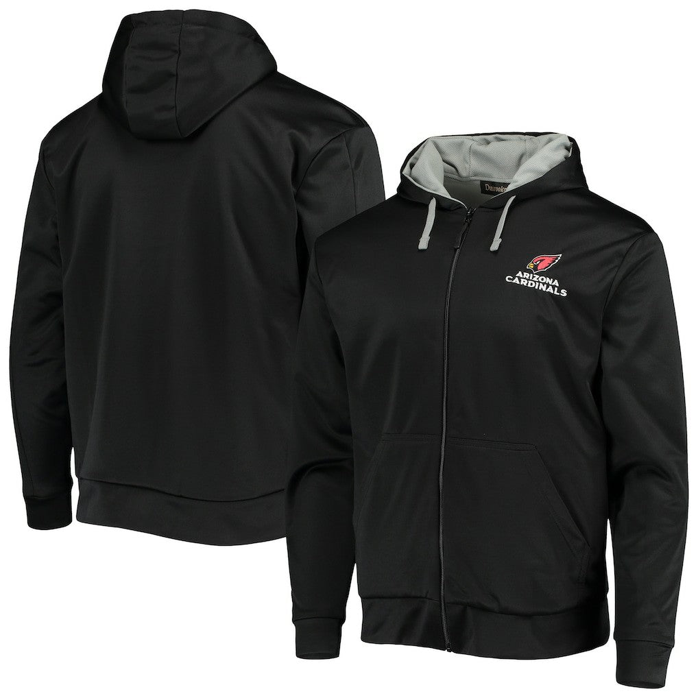 Arizona Cardinals Dunbrooke Apprentice Full-Zip Hoodie - Black/Gray for sale