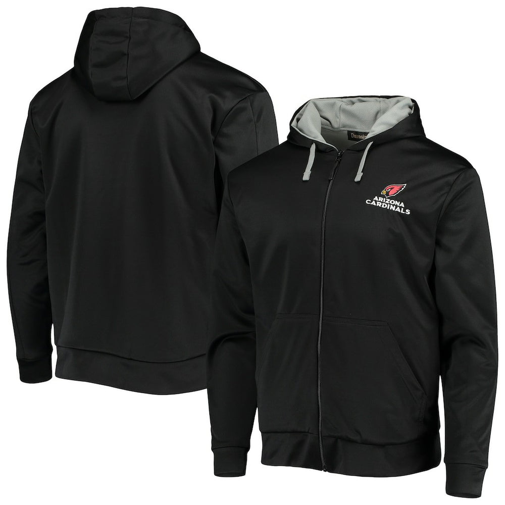 Arizona Cardinals Dunbrooke Apprentice Full-Zip Hoodie - Black/Gray for sale