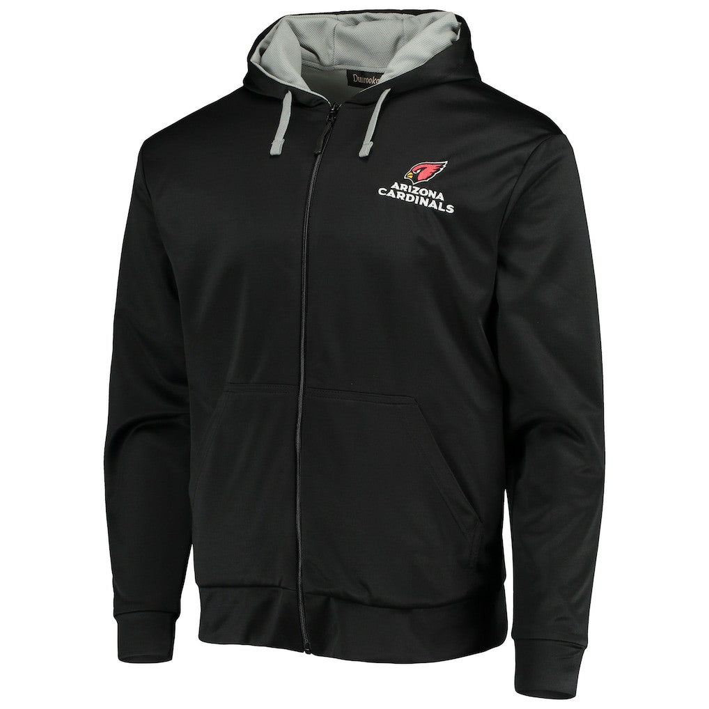 Arizona Cardinals Dunbrooke Apprentice Full-Zip Hoodie - Black/Gray for sale