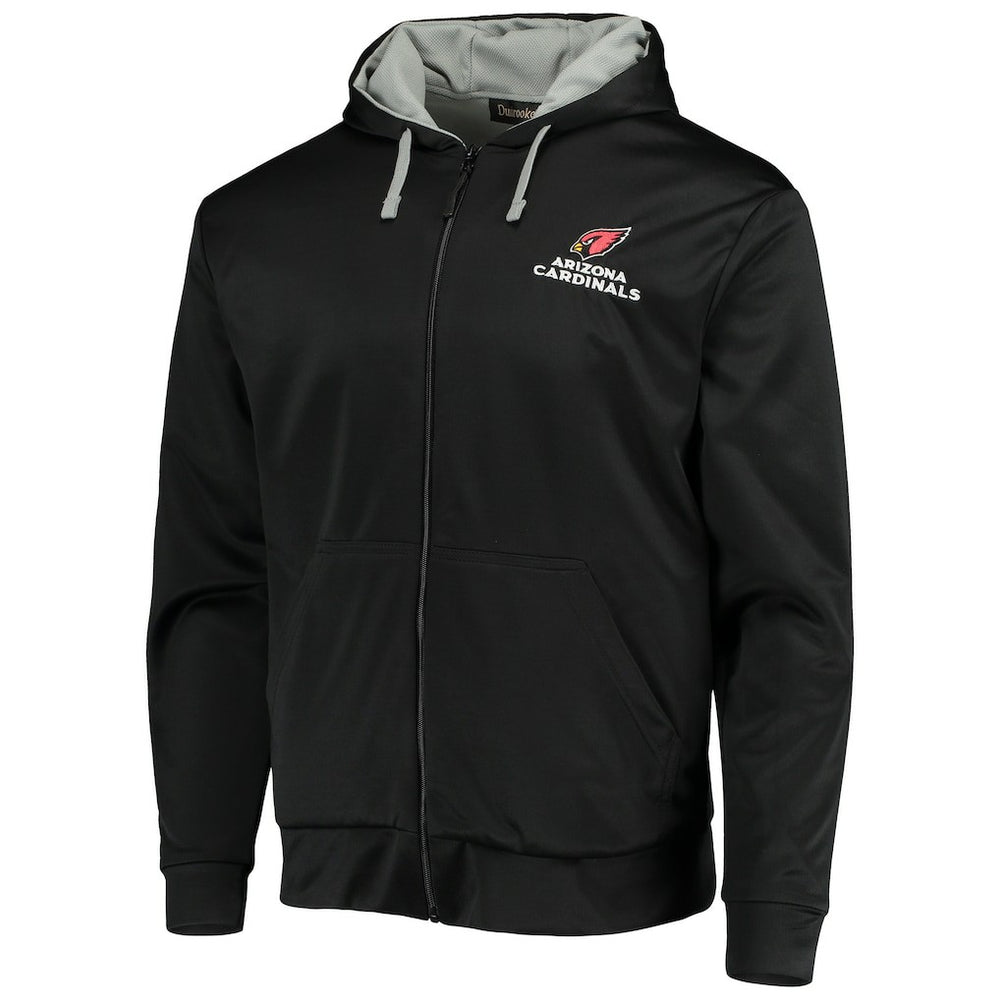 Arizona Cardinals Dunbrooke Apprentice Full-Zip Hoodie - Black/Gray for sale