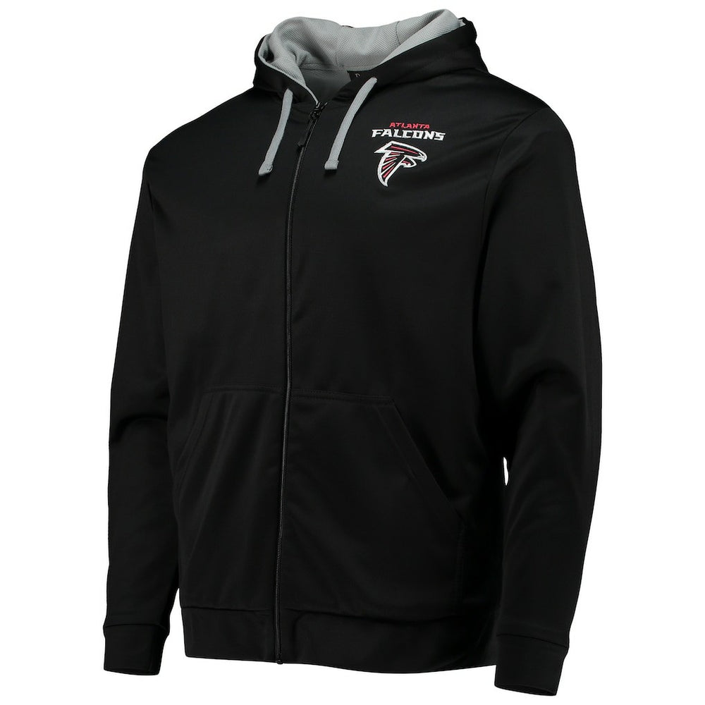 Atlanta Falcons Dunbrooke Apprentice Full-Zip Hoodie - Black/Gray cheap