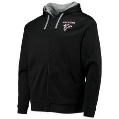 Atlanta Falcons Dunbrooke Apprentice Full-Zip Hoodie - Black/Gray cheap