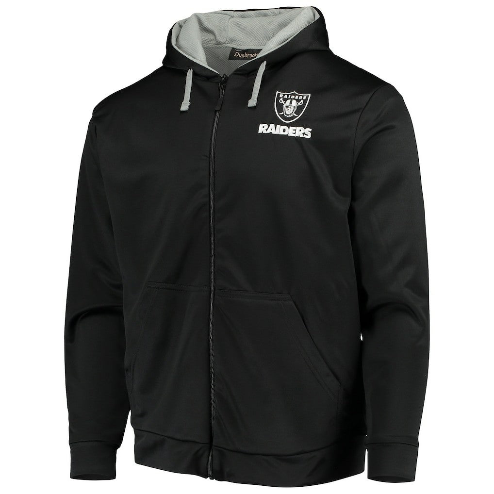 Las Vegas Raiders Dunbrooke Apprentice Full-Zip Hoodie - Black/Gray outlet
