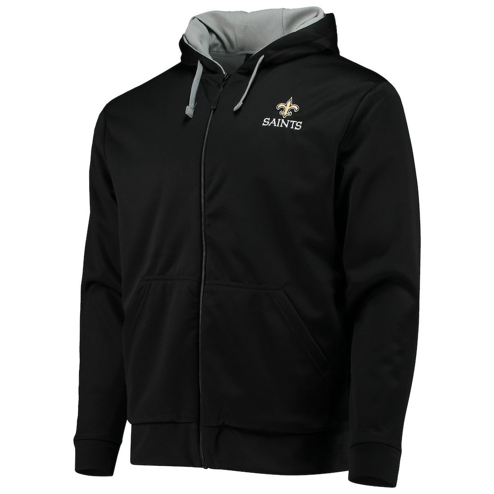 New Orleans Saints Dunbrooke Apprentice Full-Zip Hoodie - Black/Gray for sale