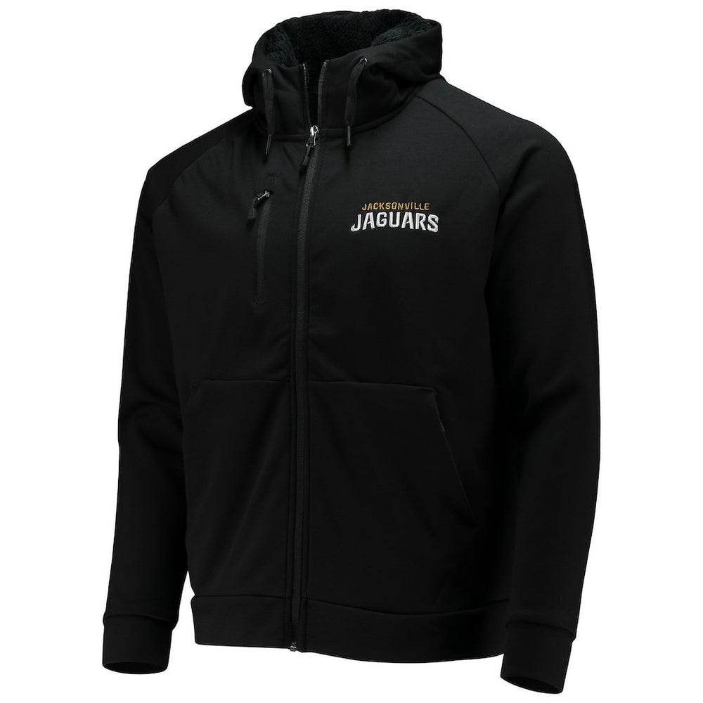 Jacksonville Jaguars Dunbrooke Shag Tri-Blend Full-Zip Raglan Hoodie - Black outlet