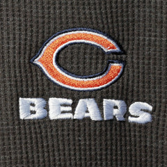 Chicago Bears Dunbrooke Logo Maverick Thermal Henley Long Sleeve T-Shirt - Heathered Gray for sale