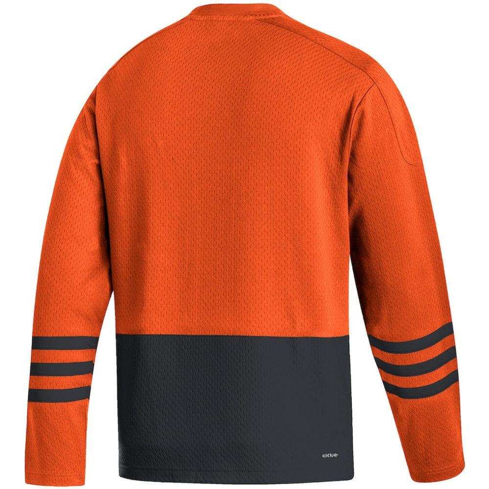 Philadelphia Flyers adidas Logo AEROREADY Pullover Sweater Orange