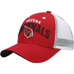 Arizona Cardinals Youth Core Lockup Adjustable Hat - Cardinal/White outlet