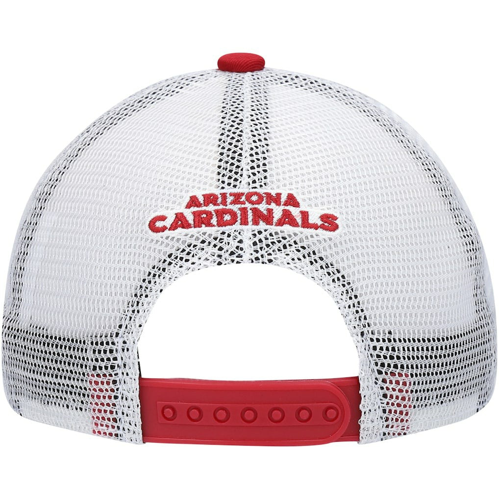 Arizona Cardinals Youth Core Lockup Adjustable Hat - Cardinal/White outlet