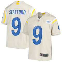 Matthew Stafford Los Angeles Rams Youth Game Jersey - Cream | Nike discount