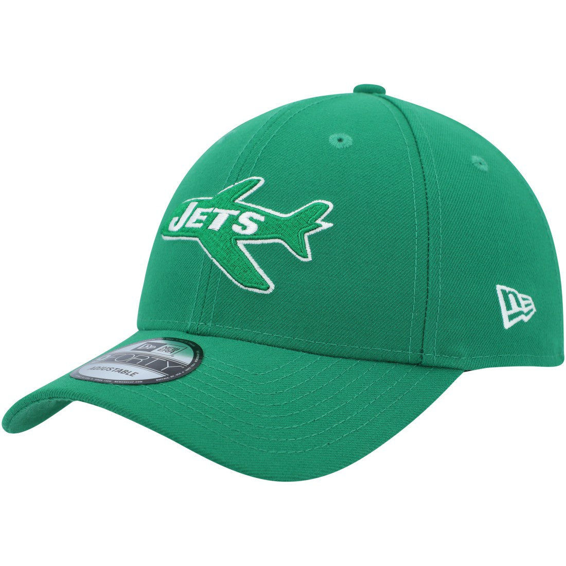 New York Jets New Era Plane The League 9FORTY Adjustable Hat - Kelly Green online