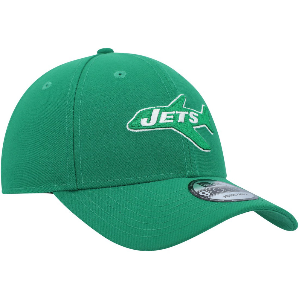 New York Jets New Era Plane The League 9FORTY Adjustable Hat - Kelly Green online