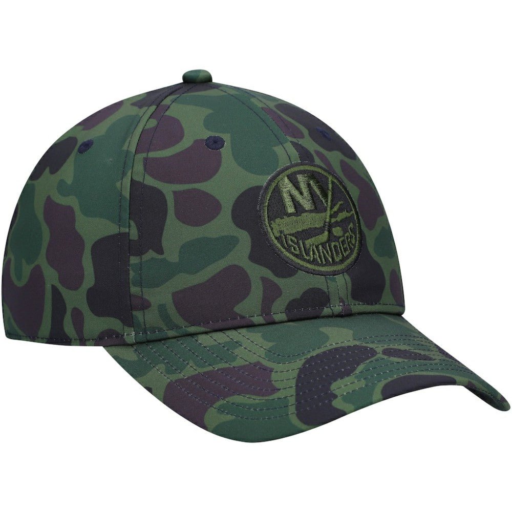 New York Islanders adidas Locker Room Slouch Adjustable Hat Camo