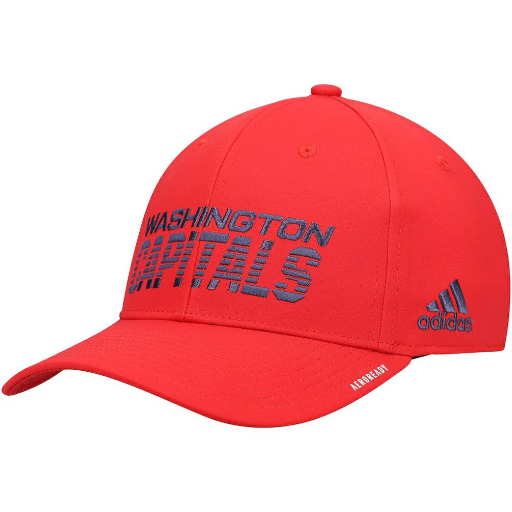 Washington Capitals adidas 2021 Locker Room AEROREADY Flex Hat Red