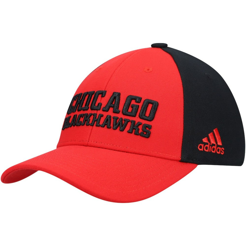 Chicago Blackhawks adidas Locker Room Adjustable Hat Red