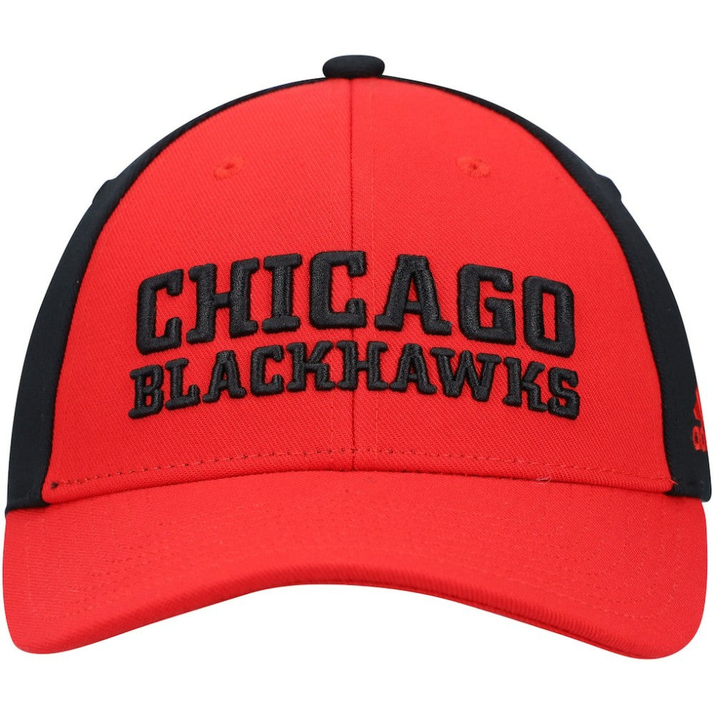Chicago Blackhawks adidas Locker Room Adjustable Hat Red