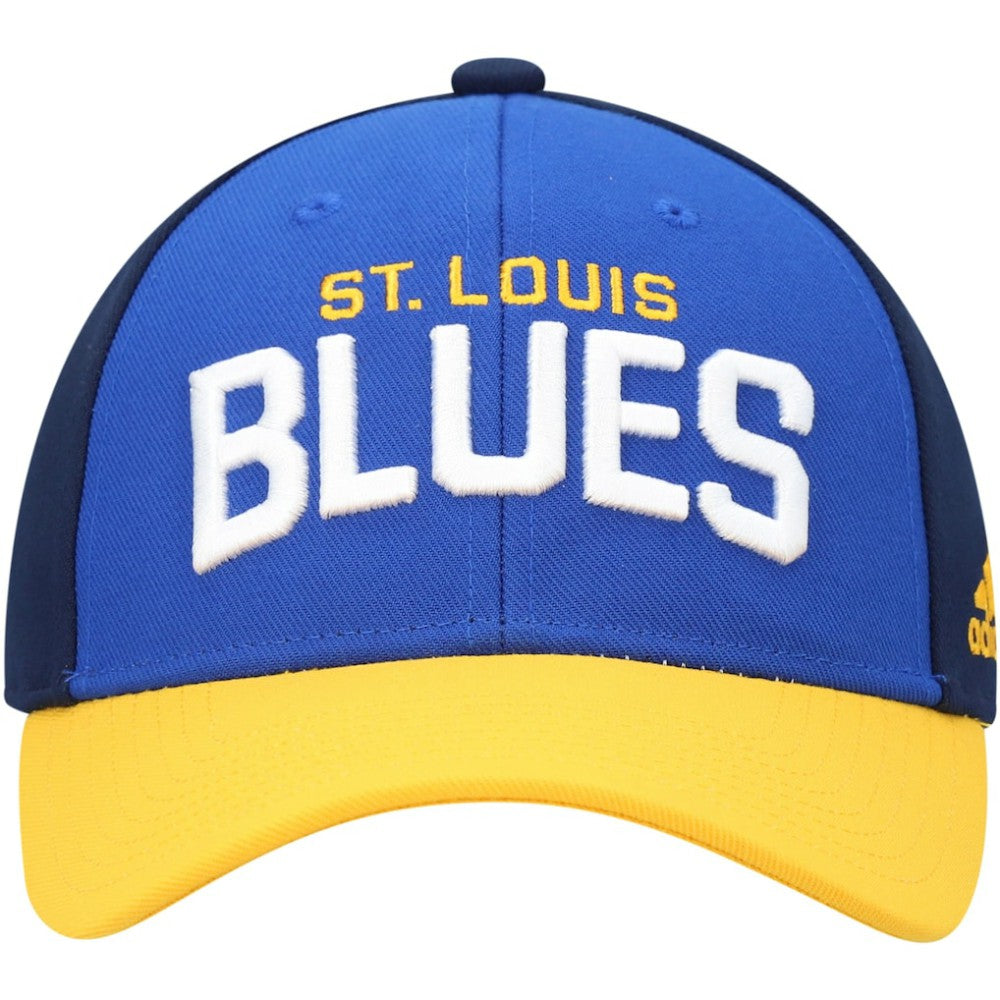 St. Louis Blues adidas Locker Room Adjustable Hat Blue