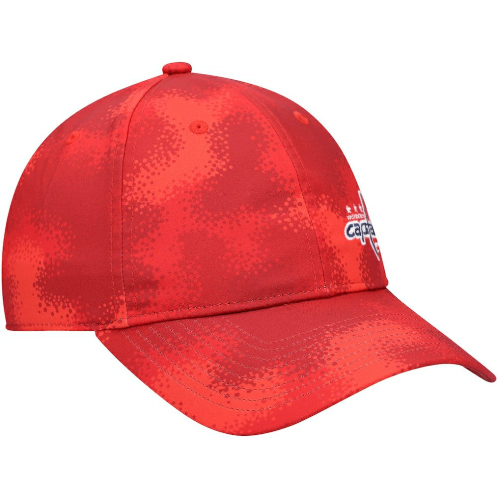 Washington Capitals adidas Women's Camo Slouch Adjustable Hat Red