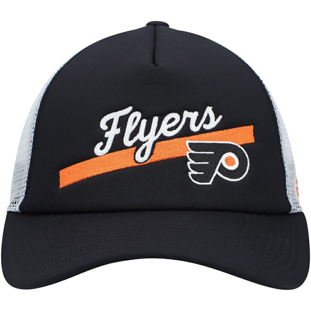 Philadelphia Flyers adidas Women's Foam Trucker Snapback Hat Black/White