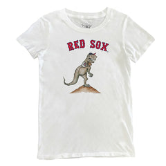 Boston Red Sox Tiny Turnip Women's TT Rex T-Shirt - White