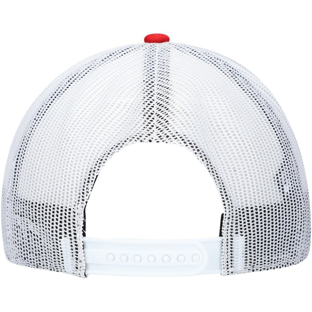 Washington Nationals Primary Logo Trucker Snapback Hat - Red/White | 47 brand