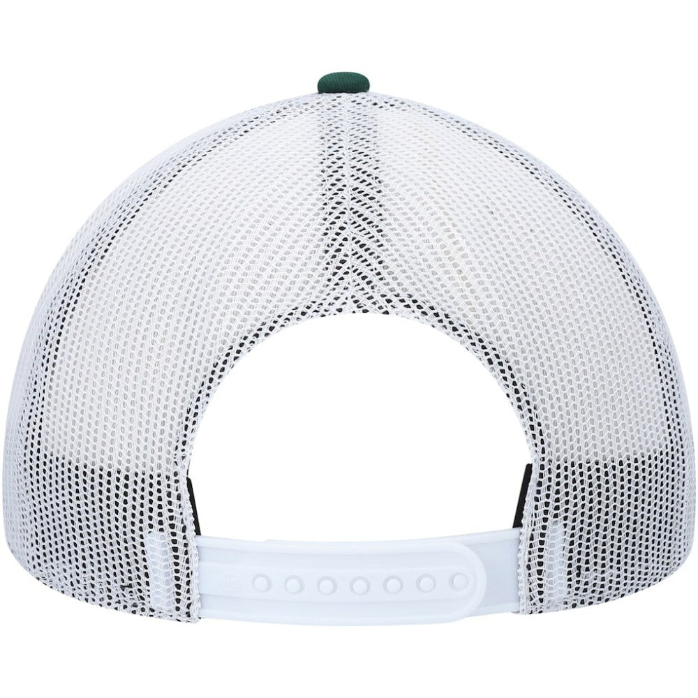 Athletics Primary Logo Trucker Snapback Hat - Green/White | 47 brand