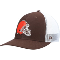 Cleveland Browns '47 Trucker Snapback Hat - Brown/White sale