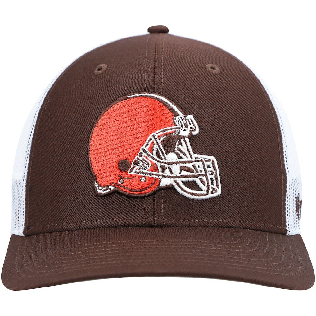 Cleveland Browns '47 Trucker Snapback Hat - Brown/White sale