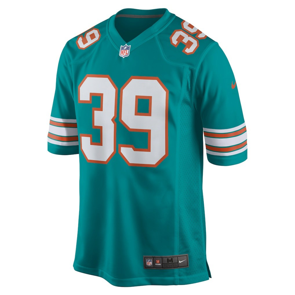 Larry Csonka Miami Dolphins Retired Player Jersey - Aqua | Nike sale