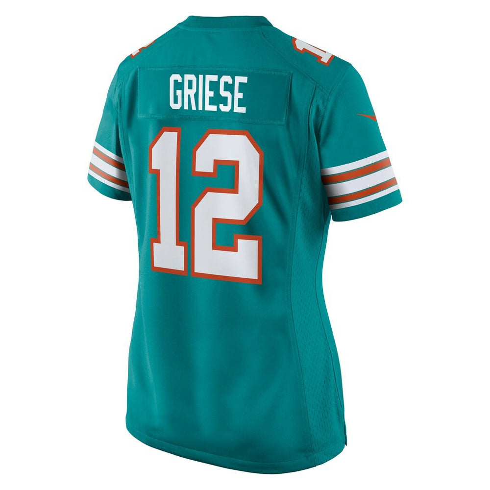 Bob Griese Miami Dolphins Women's Retired Player Jersey - Aqua | Nike sale