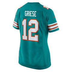 Bob Griese Miami Dolphins Women's Retired Player Jersey - Aqua | Nike sale