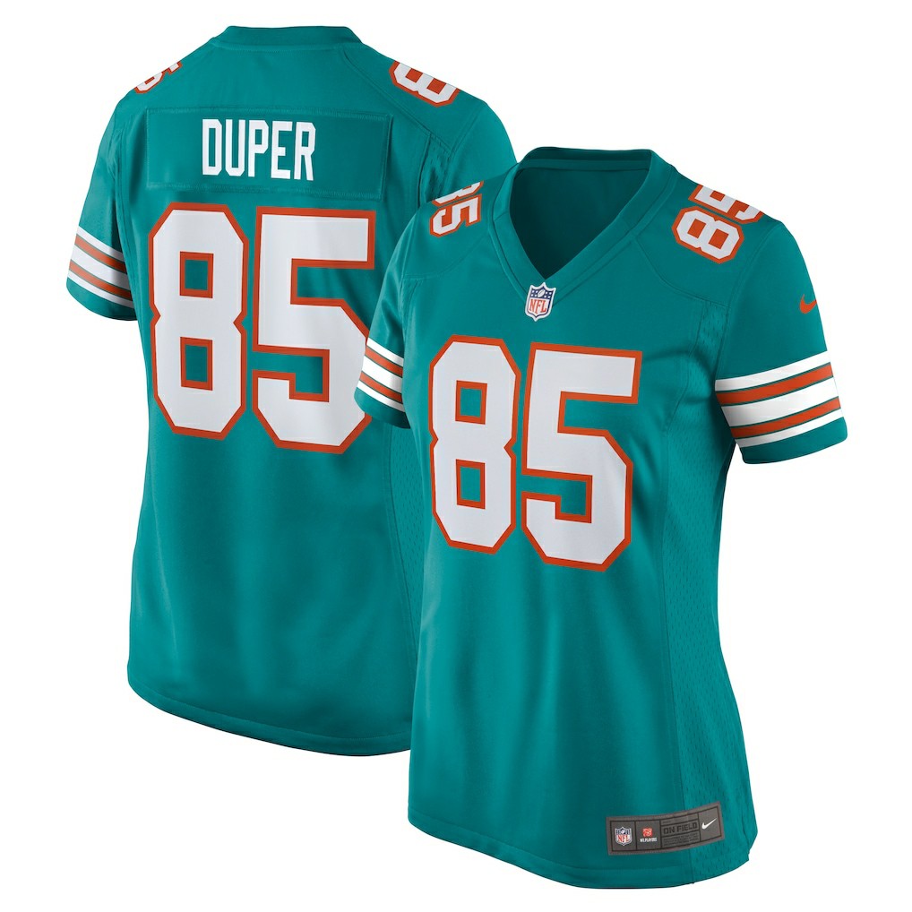 Mark Duper Miami Dolphins Women's Retired Player Jersey - Aqua | Nike for sale