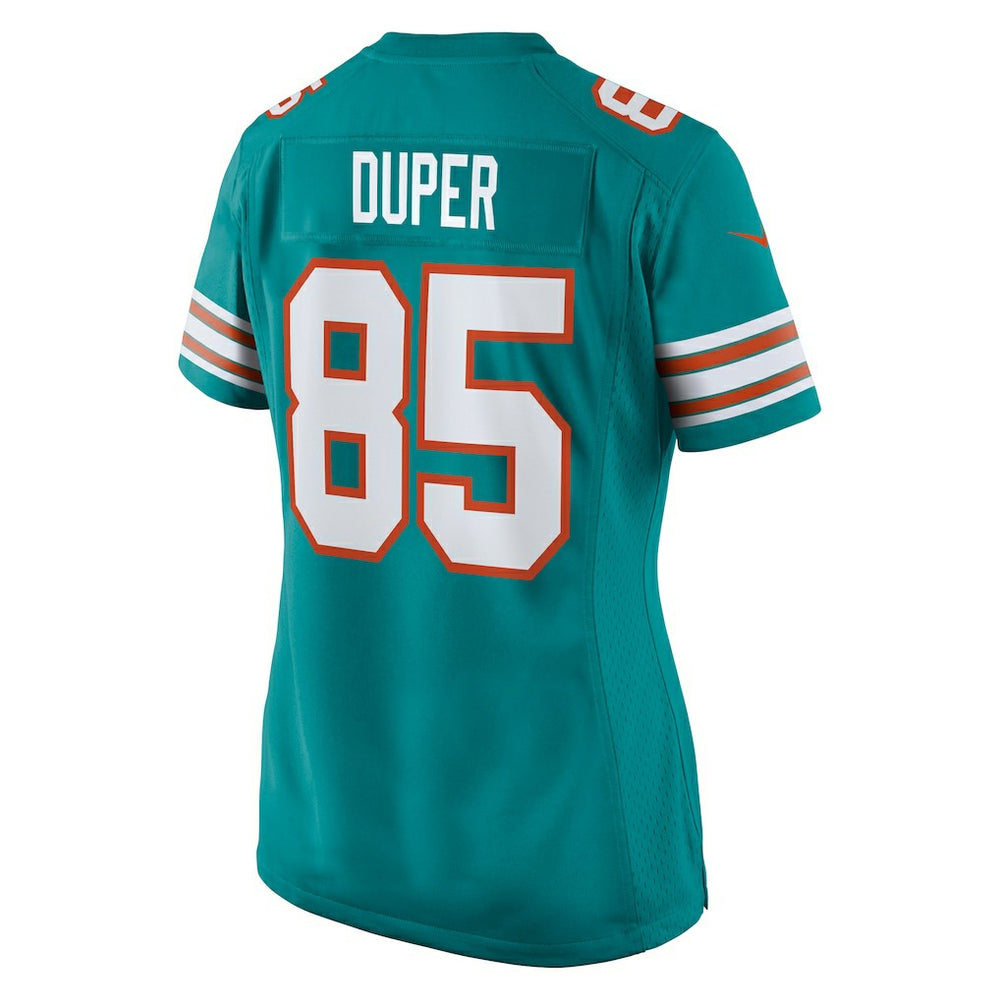 Mark Duper Miami Dolphins Women's Retired Player Jersey - Aqua | Nike for sale